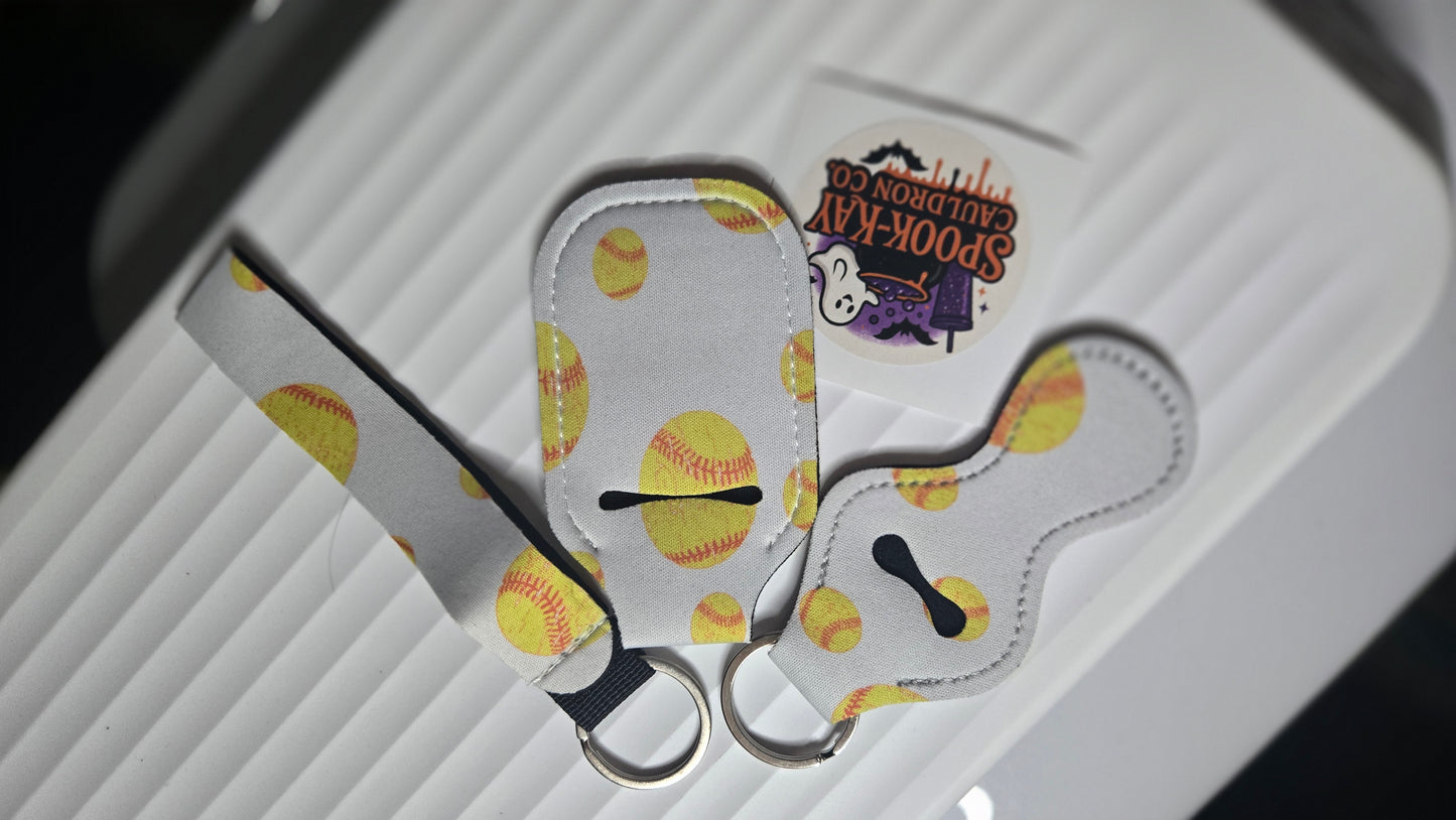 Softball Keychain set